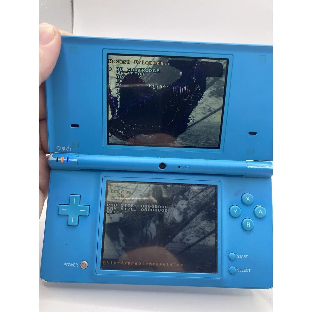 Nintendo DSi Blue Handheld Console Nintendo DSi For Parts Or Repair